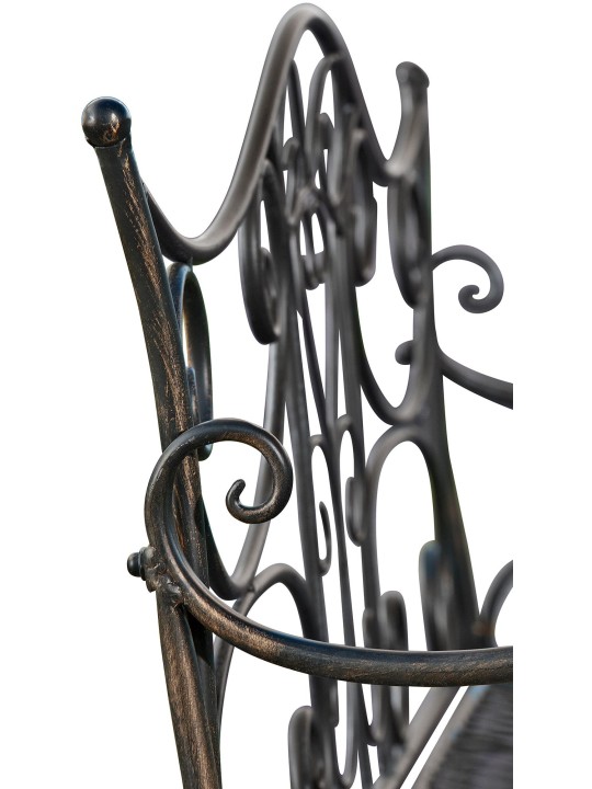 Banc de jardin Tara, bronze