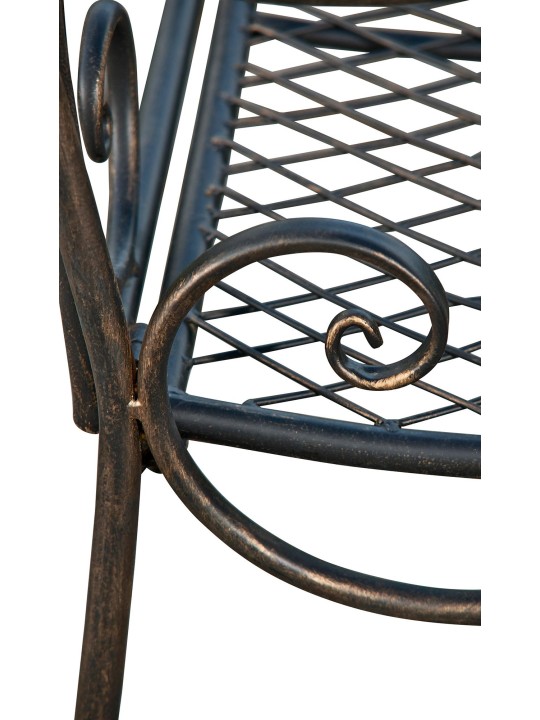 Banc de jardin Tara, bronze