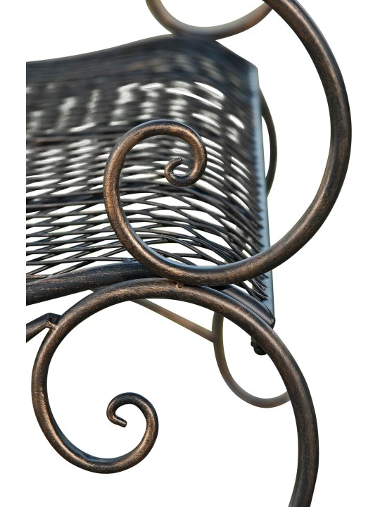 Banc de jardin Tara, bronze