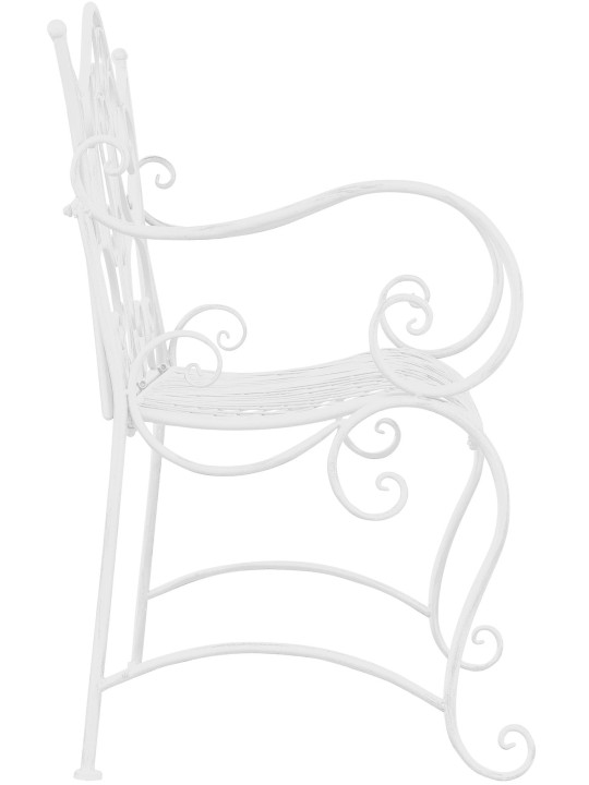 Banc de jardin Tara, blanc