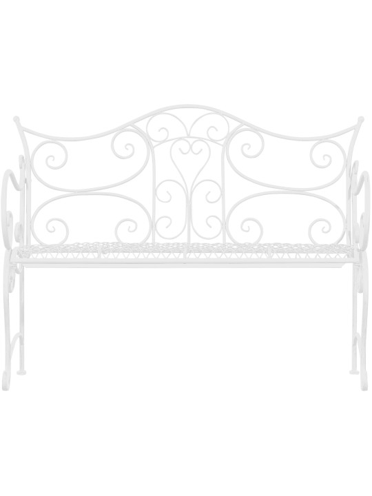Banc de jardin Tara, blanc