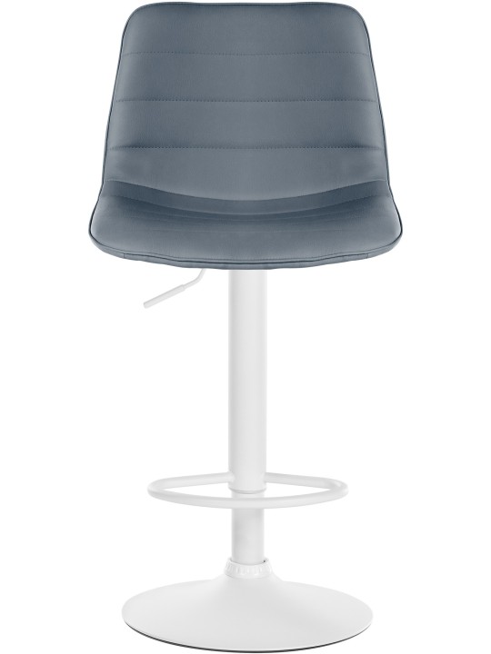 Lot de 2 tabourets de bar Lex simili cuir W, gris Lot de 2 tabourets de bar Lex simili cuir W, gris