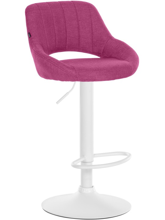 Tabouret de bar Milet tissu, lilas