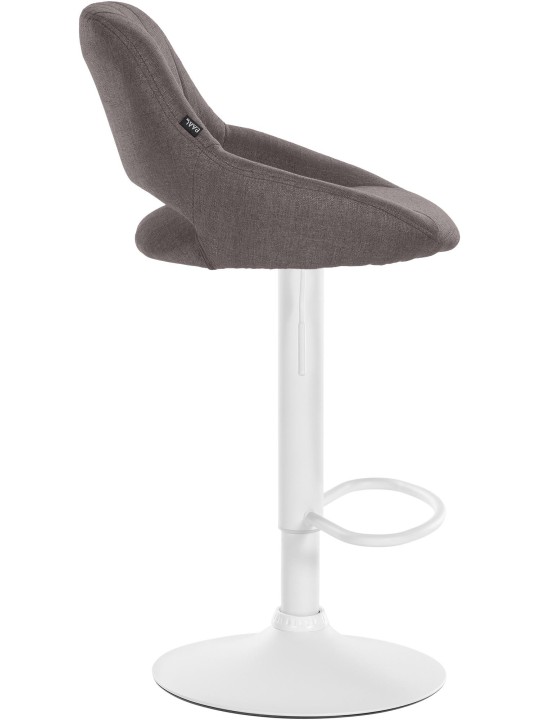 Tabouret de bar Milet tissu, gris foncé