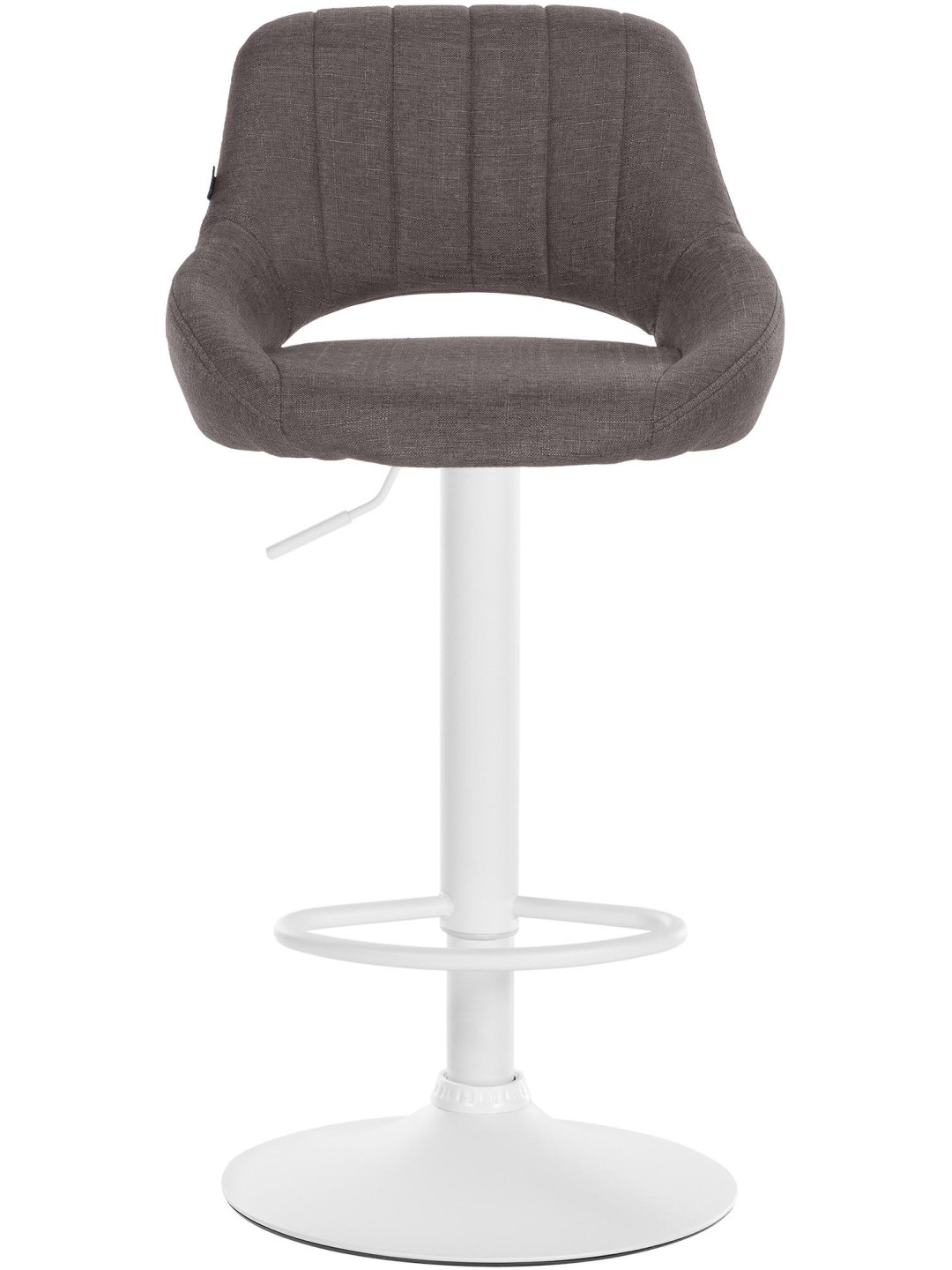 Tabouret de bar Milet tissu, gris foncé