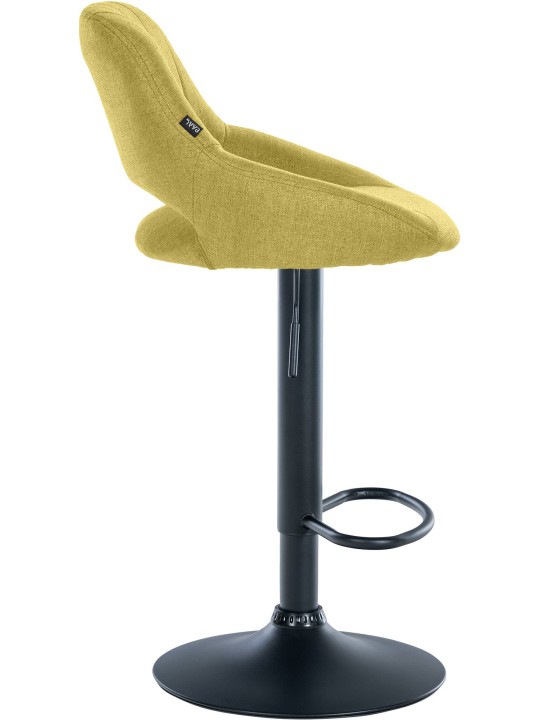 Tabouret de bar Milet tissu, vert