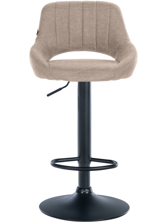 Tabouret de bar Milet tissu, taupe