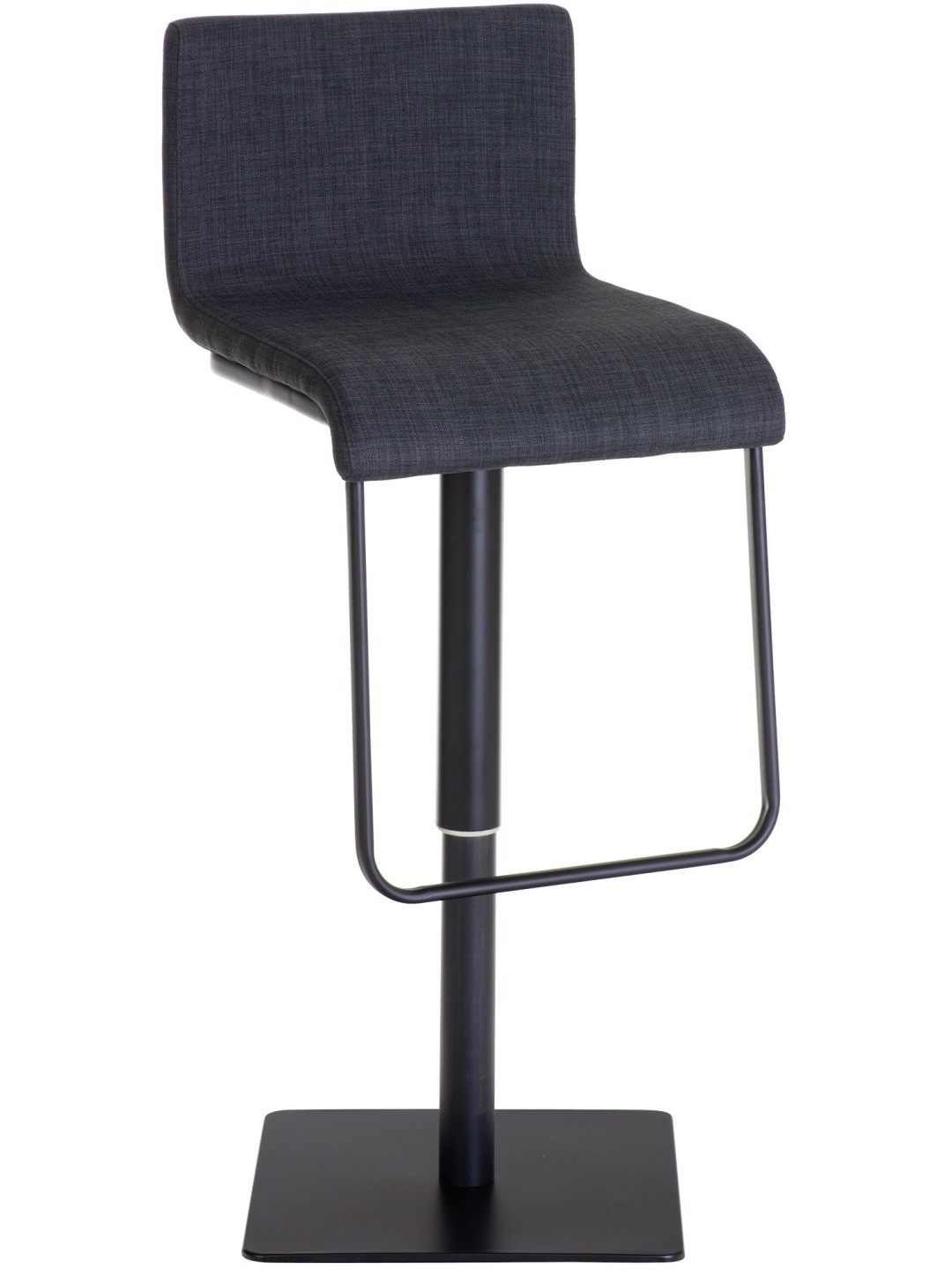 Tabouret de bar Limon B tissu, gris foncé