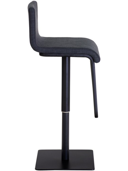 Tabouret de bar Limon B tissu, gris foncé