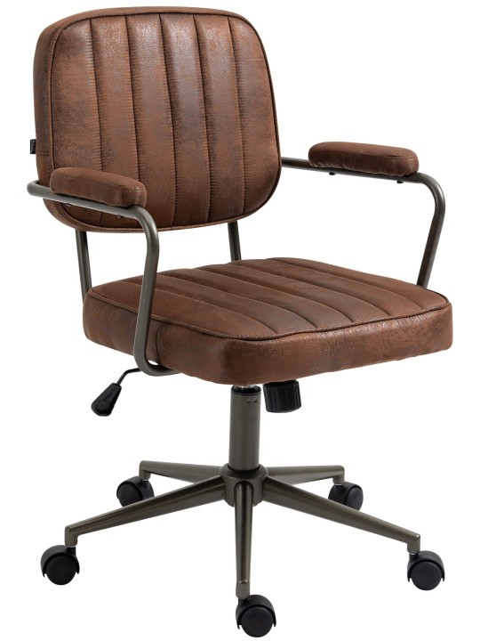 Chaise de bureau Natrona, cognac