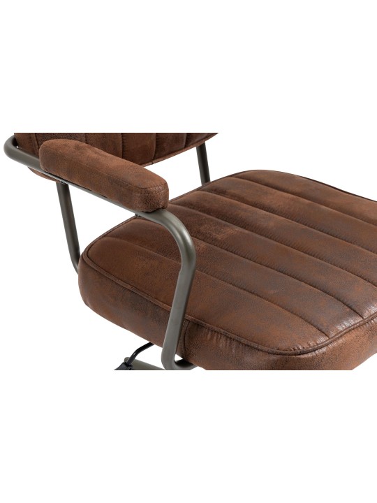 Chaise de bureau Natrona, cognac