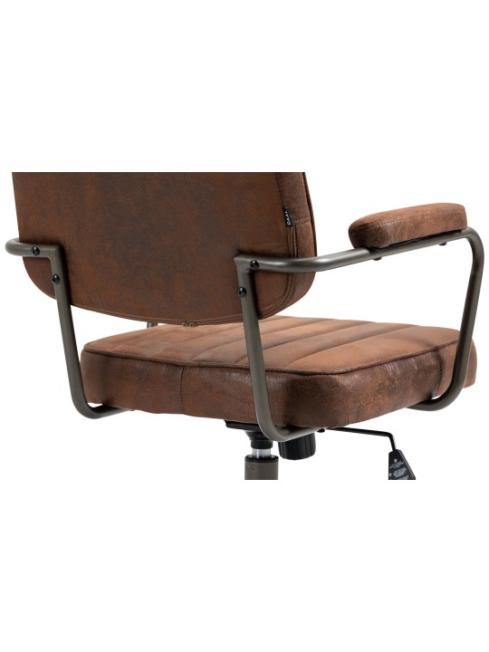 Chaise de bureau Natrona, cognac