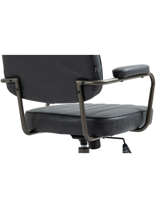 Chaise de bureau Natrona, noir antique Chaise de bureau Natrona, noir antique