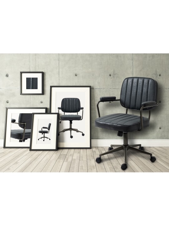 Chaise de bureau Natrona, noir antique Chaise de bureau Natrona, noir antique