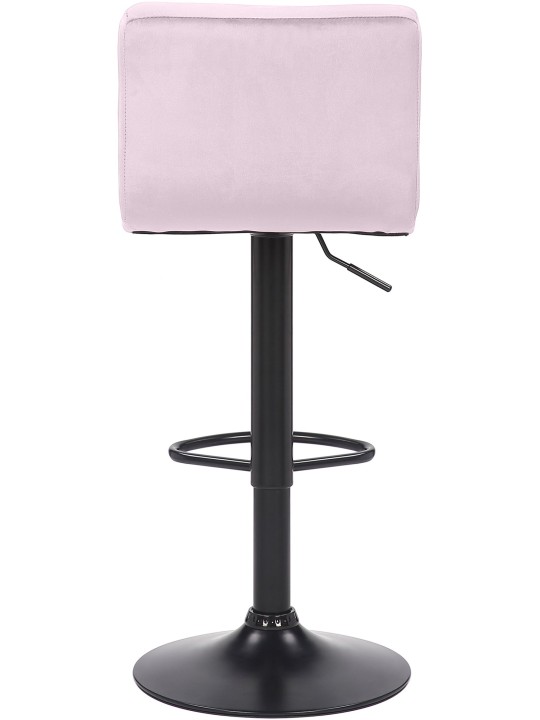 Lot de 2 tabourets de bar Feni velours, rose Lot de 2 tabourets de bar Feni velours, rose