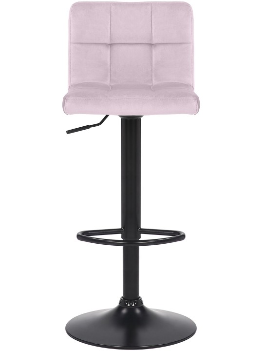 Lot de 2 tabourets de bar Feni velours, rose Lot de 2 tabourets de bar Feni velours, rose