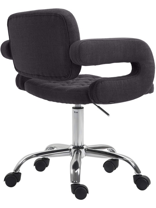 Tabouret de travail Dublin tissu, noir Tabouret de travail Dublin tissu, noir