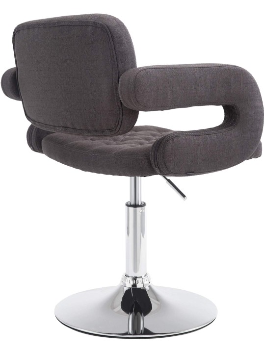 Chaise longue Dublin en tissu, gris foncé Chaise longue Dublin en tissu, gris foncé