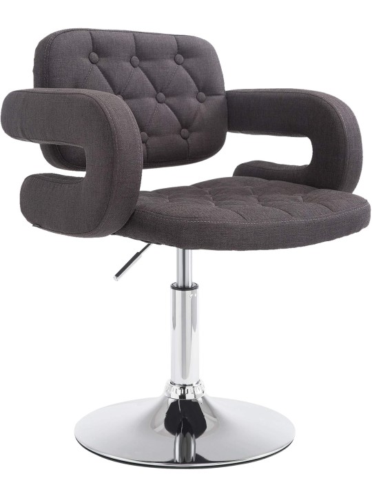 Chaise longue Dublin en tissu, gris foncé Chaise longue Dublin en tissu, gris foncé