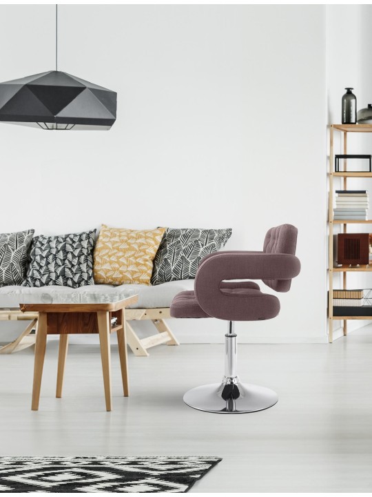 Chaise longue Dublin en tissu, brun Chaise longue Dublin en tissu, brun