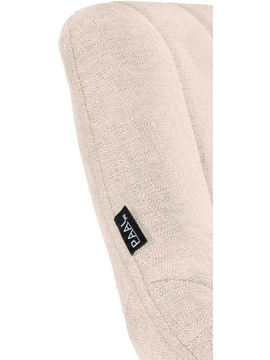 Lot de 2 tabourets de bar Milet tissu C, crème