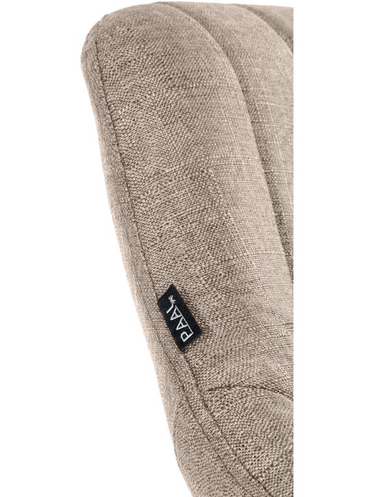 Lot de 2 tabourets de bar Milet tissu C, taupe Lot de 2 tabourets de bar Milet tissu C, taupe