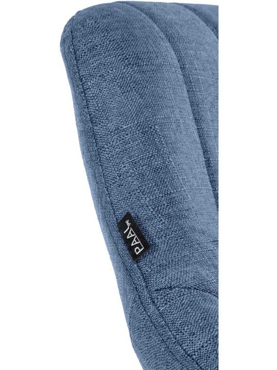 Lot de 2 tabourets de bar Milet tissu C, bleu Lot de 2 tabourets de bar Milet tissu C, bleu