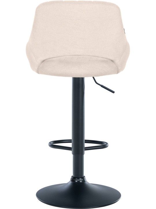 Lot de 2 tabourets de bar Milet tissu B, crème Lot de 2 tabourets de bar Milet tissu B, crème