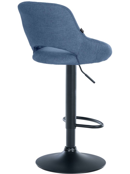 Lot de 2 tabourets de bar Milet tissu B, bleu Lot de 2 tabourets de bar Milet tissu B, bleu