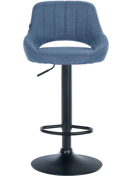 Lot de 2 tabourets de bar Milet tissu B, bleu Lot de 2 tabourets de bar Milet tissu B, bleu