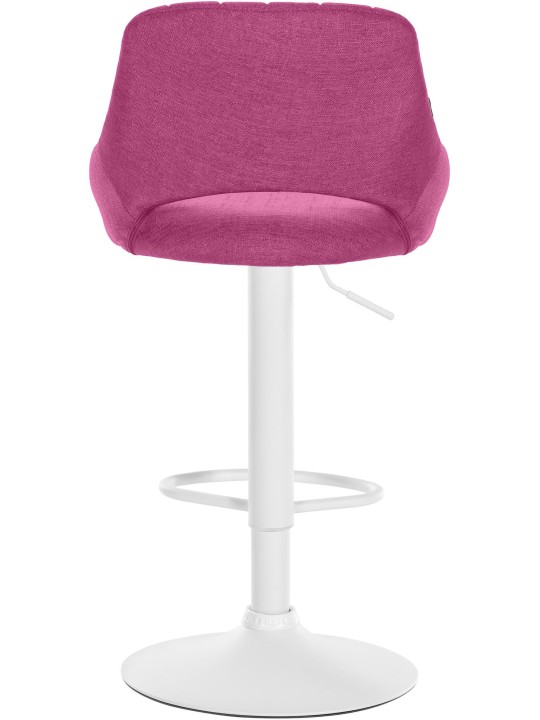 Lot de 2 tabourets de bar Milet tissu W, lilas