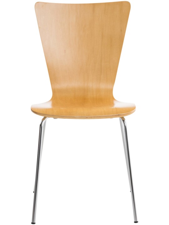 Chaise visiteur Aaron, naturel