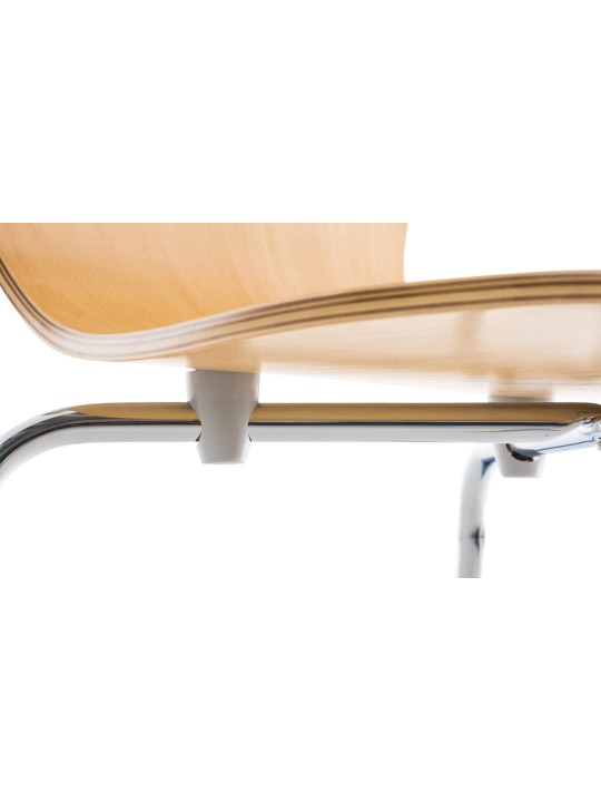 Chaise visiteur Aaron, naturel