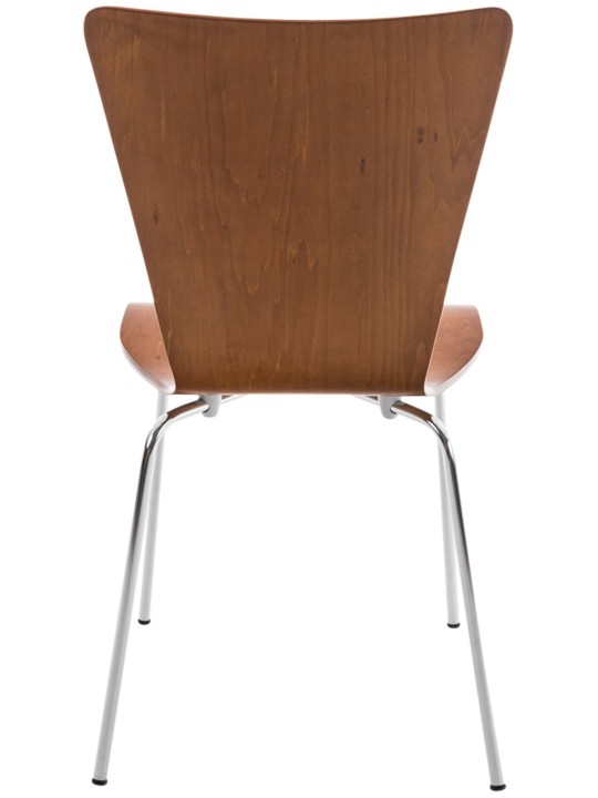 Chaise visiteur Aaron, brun