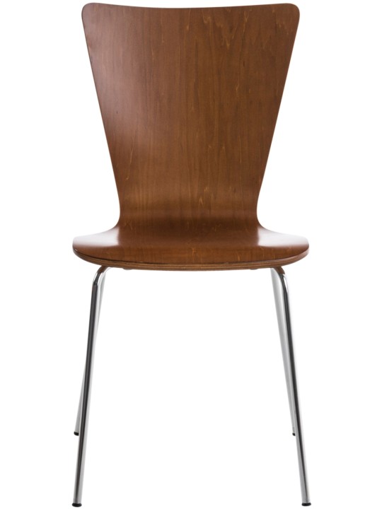 Chaise visiteur Aaron, brun