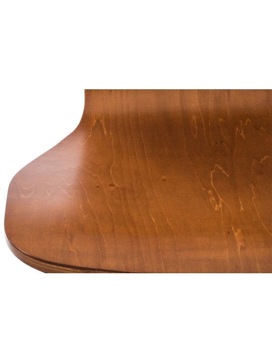 Chaise visiteur Aaron, brun