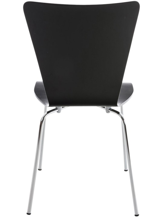 Chaise visiteur Aaron, noir