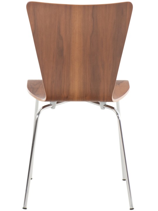 Chaise visiteur Aaron, noyer