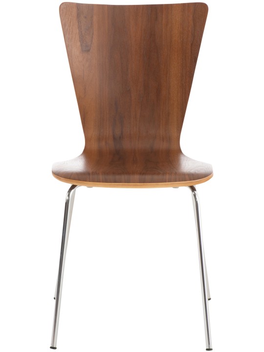 Chaise visiteur Aaron, noyer