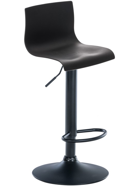 Tabouret de bar Hoover B, noir