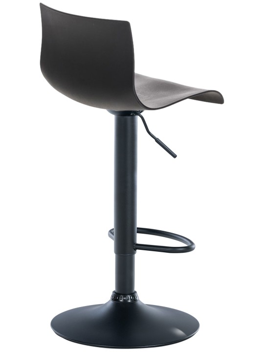 Tabouret de bar Hoover B, noir