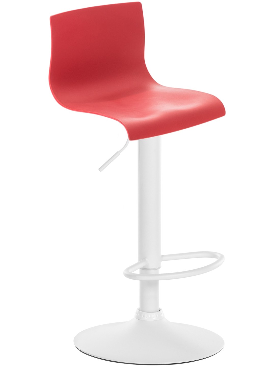Tabouret de bar Hoover W, rouge