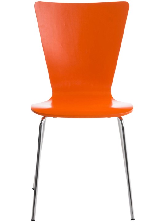 Chaise visiteur Aaron, orange