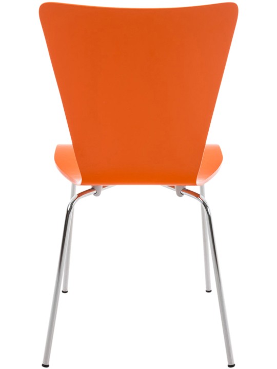 Chaise visiteur Aaron, orange