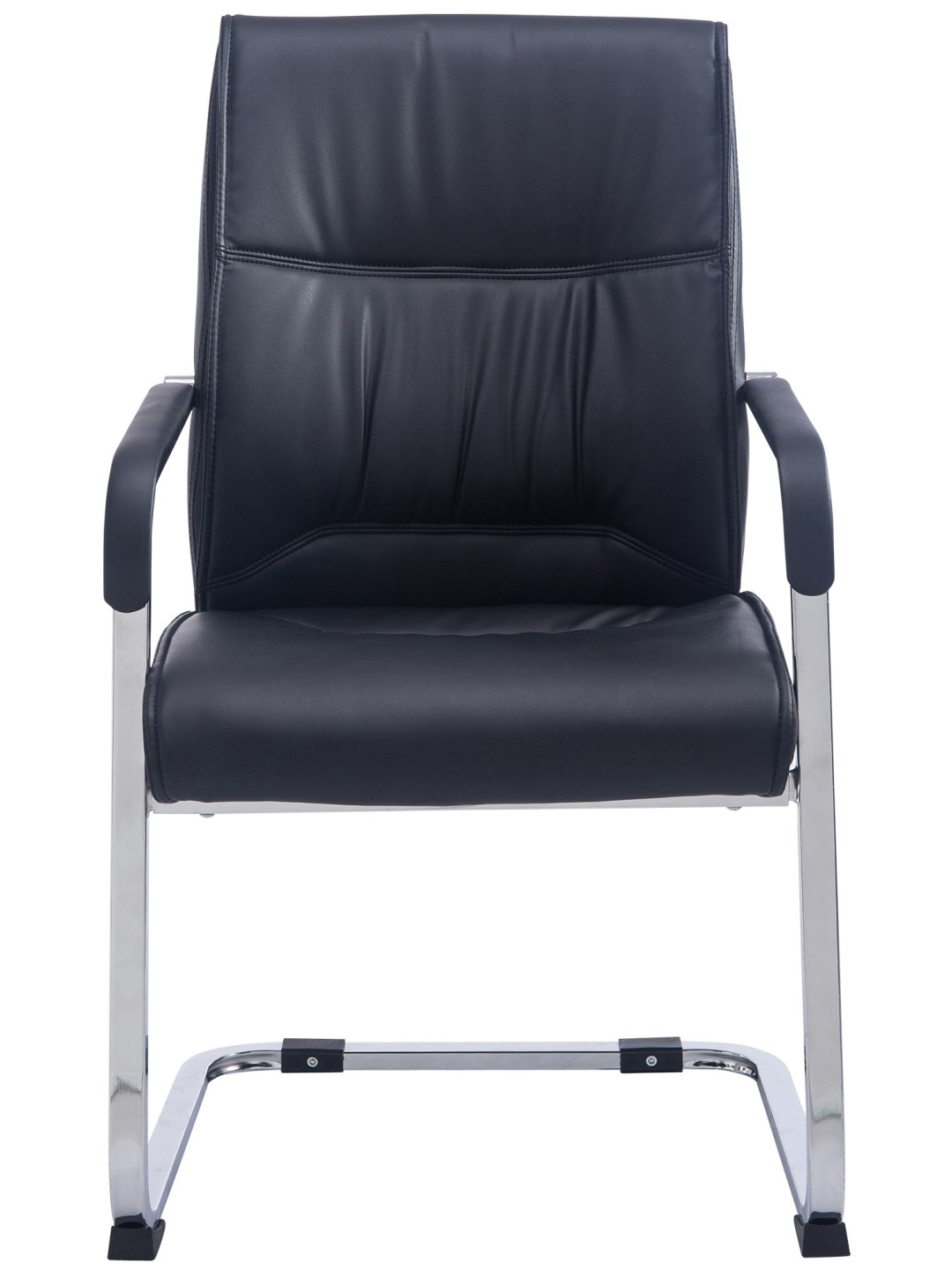 Chaise visiteur XL Anubis, noir