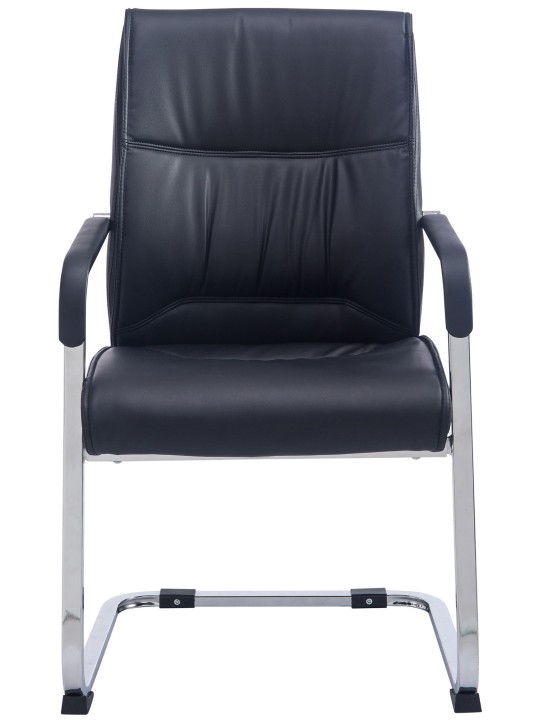 Chaise visiteur XL Anubis, noir