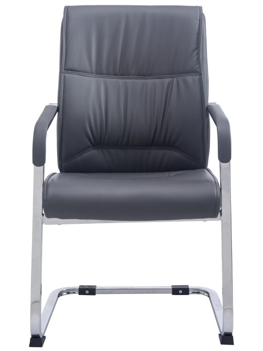 Chaise visiteur XL Anubis, gris