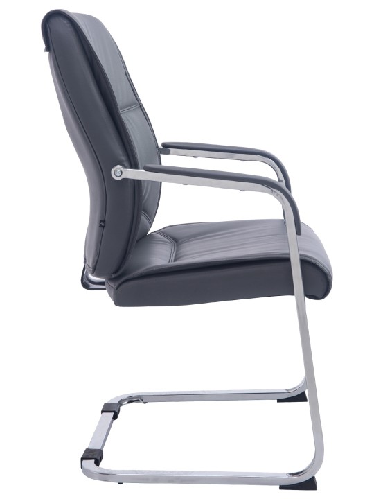 Chaise visiteur XL Anubis, gris