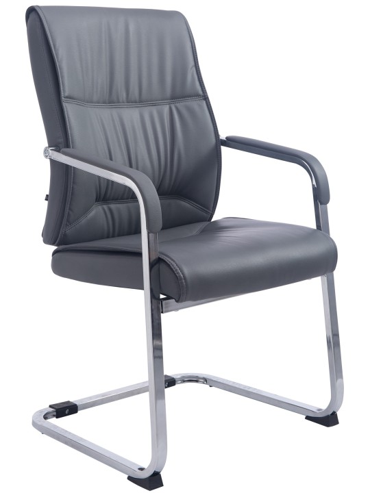 Chaise visiteur XL Anubis, gris