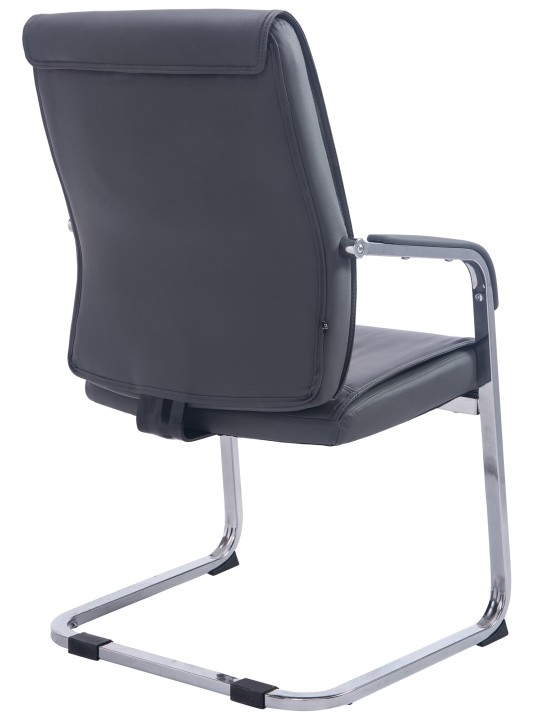 Chaise visiteur XL Anubis, gris